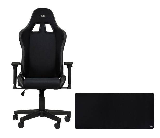 SMX Fotel gamingowy Deriba + Speed Mouse Mat XL Black - 1352008 - zdjęcie